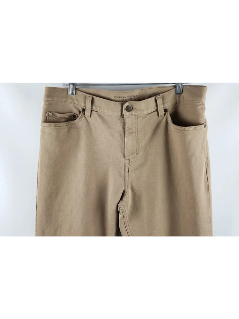 Banana Republic Jeans Mens Tan 34x33 The Traveler Slim Fit Denim